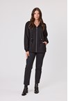 DIAMOND JACKET - blk grey